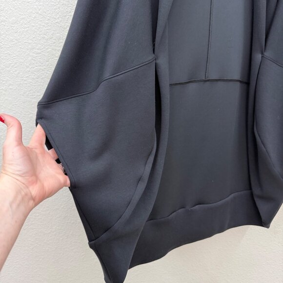 Spanx AirEssentials Cocoon Black Open Cardigan w Pockets 50345R Womens sz XL 1X - Picture 3 of 8